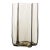 Bosco Carlo Moretti Contemporary Mouth Blown Murano Glass Vase in Clear Beige For Sale