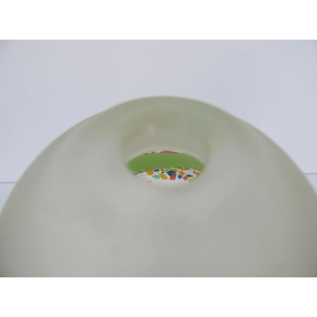 Signed Carlin Modern Abstract Bright Mosaic Design Art Glass Bottle For Sale In Portland, OR - Image 6 of 7