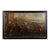 Mid 19th Century Large Original Oil on Canvas Painting of Battle Scene Surrender, Ascribed to Jacques Courtois For Sale