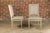Pair of French Louis XVI Style 1920s Painted Side Chairs with Fluted Legs For Sale In Atlanta - Image 6 of 12