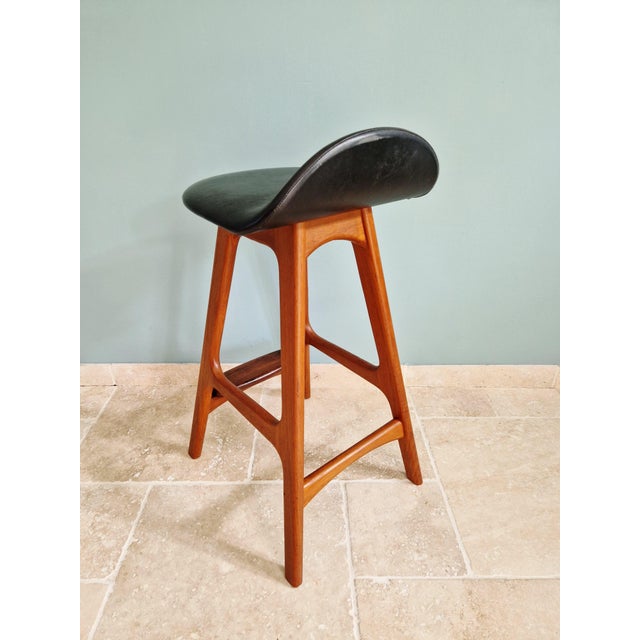 Scandinavian Model OD61 Stool in Teak by Erik Buch for OD Møbler, Denmark, 1960 For Sale - Image 11 of 15