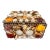 Large Multi Colored Natural Sea Shell Covered Box-Hinged For Sale