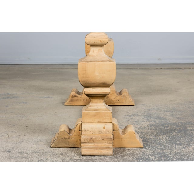 Country French Louis XIII Style Bleached Mixed Wood Folding Table For Sale - Image 11 of 18