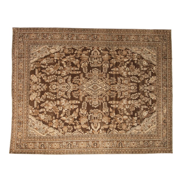 Vintage Distressed Kaboutrahang Carpet - 10'1" x 12'11" For Sale