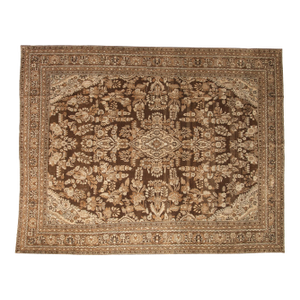 Vintage Distressed Kaboutrahang Carpet - 10'1" x 12'11"