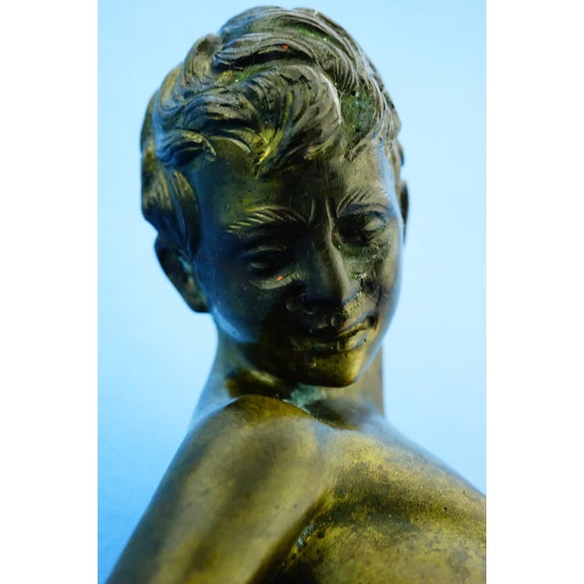 De Lotto, Nude Boy Bitten by a Crab, 1800s, Bronze For Sale - Image 16 of 18