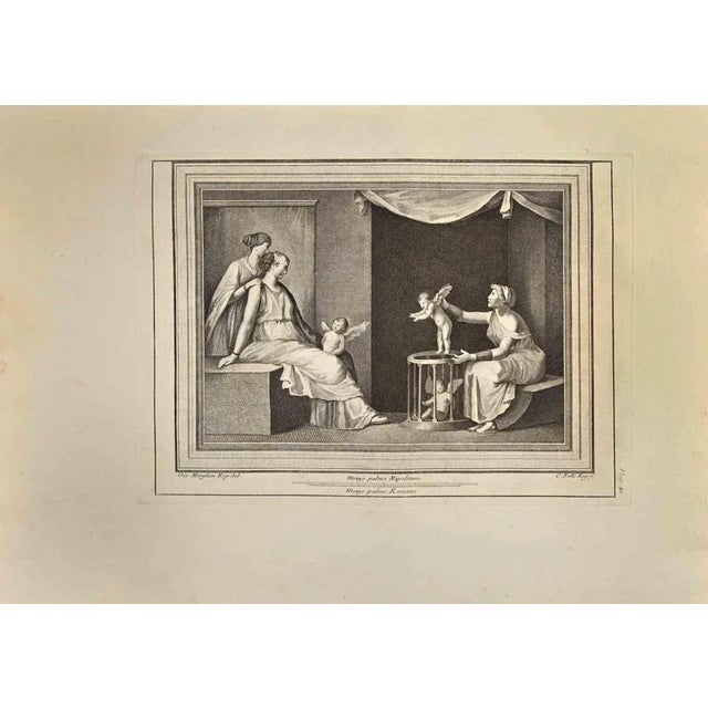 Liberation of Angels from "Antiquities of Herculaneum" is an etching on paper realized by Carlo Nolli in the 18th Century....