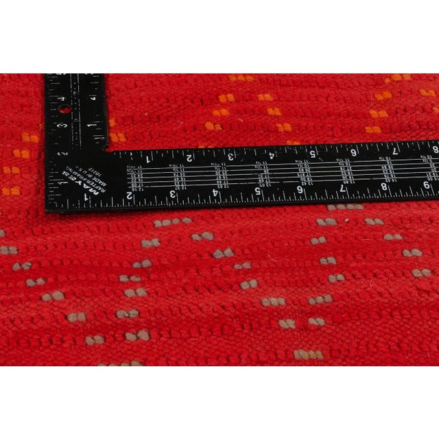 Vintage Red Talsint Moroccan Rug - 04'07 X 07'09 For Sale In Dallas - Image 6 of 9