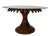 Daisy Table with Glass Top and Central Table with Carved Leaves, Italy, 1960 For Sale