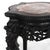 Antique Chinese Carved Rosewood Rouge Marble Top Claw & Ball Foot Stand C1910 For Sale - Image 4 of 8