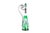 Wine Bottle in Cut Green Glass with Silver Frame and Smooth Handle with Curls For Sale - Image 9 of 9