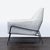 West Elm West Elm Lucas Modern Lounge Chair in Light Gray Upholstery For Sale - Image 4 of 9