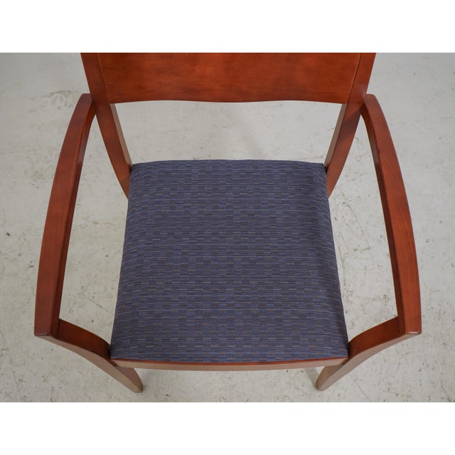 Brown Set of 4 Knoll Studio Modern Design Open Armchairs For Sale - Image 8 of 12