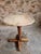 Vintage French Marble Bistro Table in Walnut, 1930s For Sale - Image 9 of 18