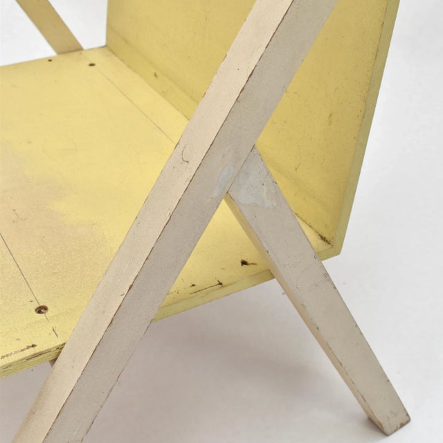 Wood Mid-Century Dutch Prototype Salon Chair by Gerrit Rietveld Jr., 1955 For Sale - Image 7 of 18