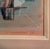 Framed Serigraph by signed artist and dated 1958, titled “AERIAL CITY”. Double signed by artist in pencil. Framed 36” x 19...