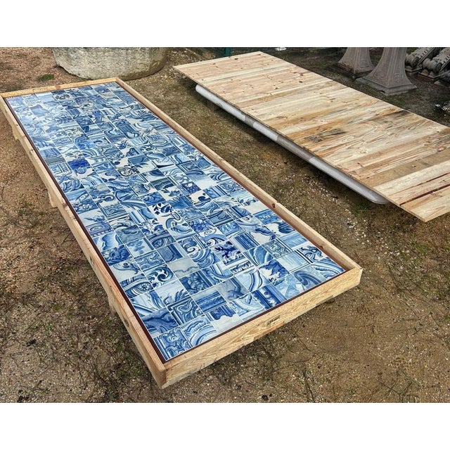 18th Century Portuguese Table Top Panel For Sale - Image 9 of 10