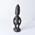 African Early 20th Century Yoruba Ibeji Male Figure With Glass Bead Necklace Nigeria For Sale - Image 3 of 13