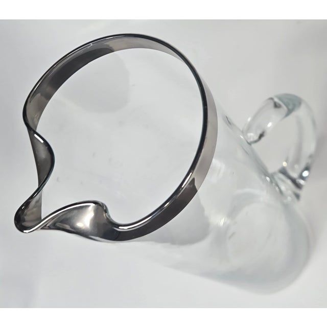 Metal Large Vintage Dorothy Thorpe Style Mixed Drink Pitcher For Sale - Image 7 of 13