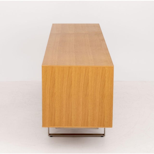 Tan Blu Dot Series 11 White Oak Sideboard For Sale - Image 8 of 9