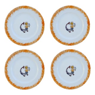 P11 Dinner Plates by Lithian Ricci, Set of 4 For Sale