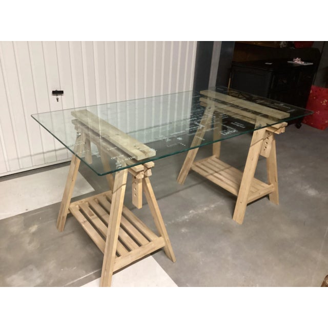 French Glass “Love” Desk For Sale In New York - Image 6 of 9
