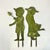 1950s Vintage Arts & Crafts Rustic European French Garden Ornaments, Kid Silhouettes - A Pair. For Sale - Image 15 of 15