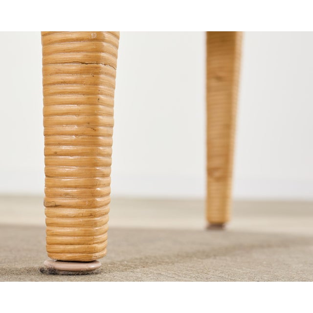 John Hutton for Donghia Block Island Rattan Cane Dining Chair For Sale - Image 9 of 18