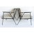 1950s Maurizio Tempestini Salterini Ribbon Back Wrought Iron Settee With New Cushions, Attributed For Sale In Miami - Image 6 of 9
