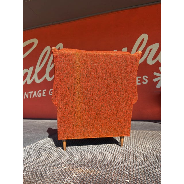 Mid 20th Century Mid Century Wingback Armchair For Sale - Image 5 of 9