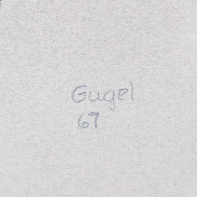Drawing/Sketching Materials Portrait of a Handsome Man - Vivian Louise (Freundt) Gugel, C. 1967 For Sale - Image 7 of 9