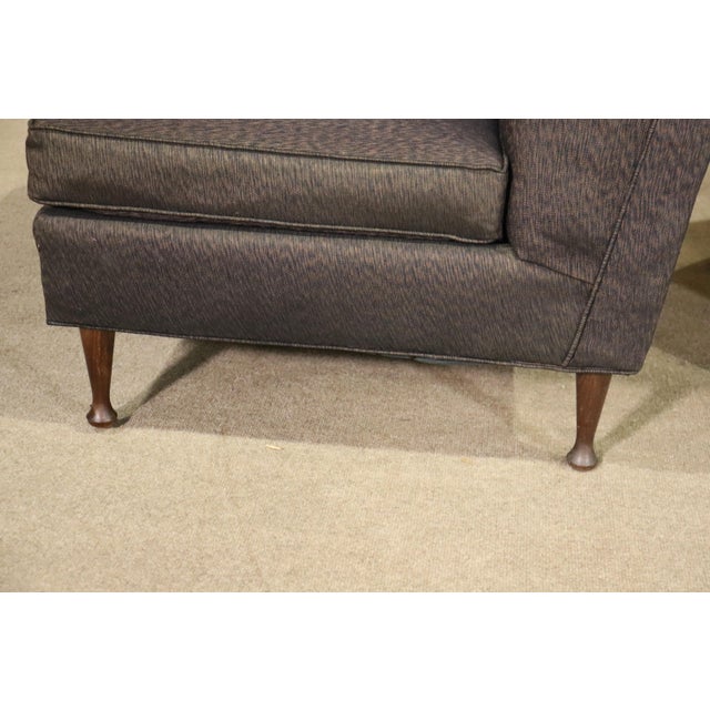 Dark Gray Mid 20th Century Mid-Century Slipper Chairs - 2 Pieces For Sale - Image 8 of 10