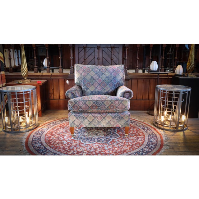Vintage Chair with Cushion Back from George Smith, 2010s For Sale - Image 9 of 18