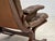 Scandinavian Armchair in Brown Leather, 1970s For Sale - Image 9 of 18