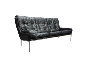 Leather Sofa by Roland Rainer, 1960s
