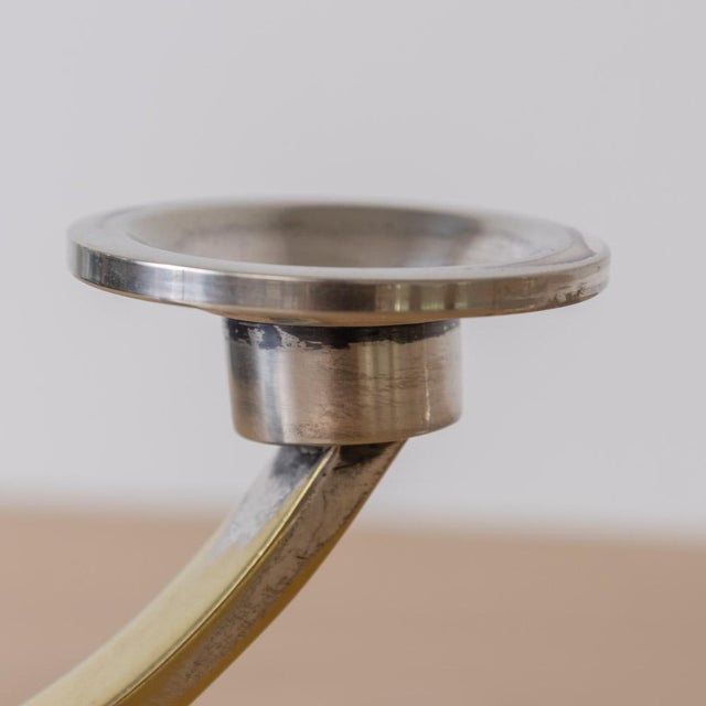 1930s Pair of French Art Deco Candleholders For Sale - Image 10 of 12