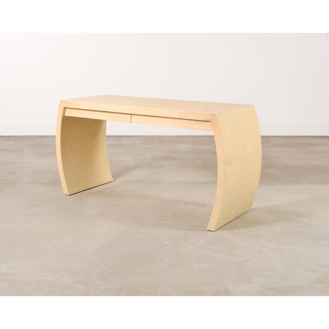 Enrique Garcel Modern Tessellated Bone Waterfall Writing Desk For Sale In Sacramento - Image 6 of 18