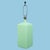 A pair of mid-century green table lamps with a fresh, newly lacquered finish and clean modernist silhouettes. The...