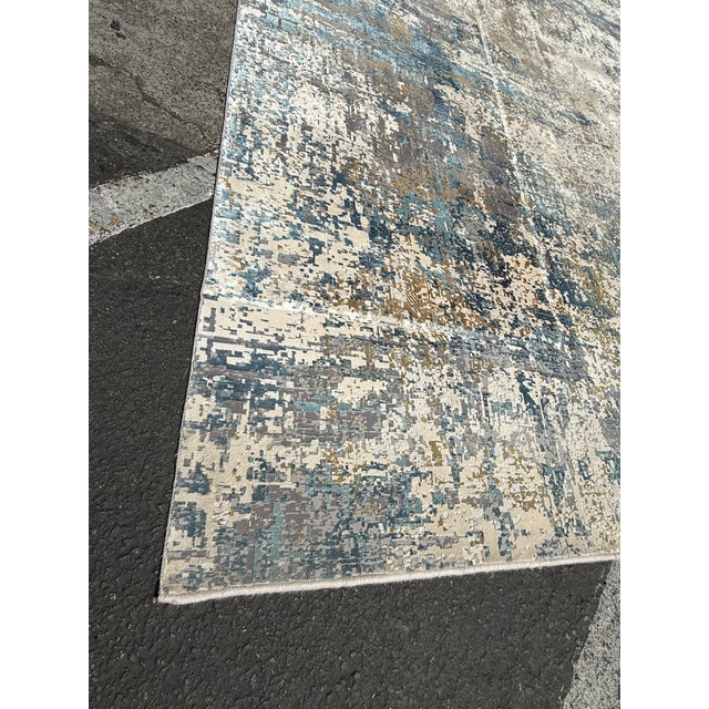 2020s 9ft 10in × 11ft 6in Feizy Cadiz Custom Cut Area Rug For Sale - Image 5 of 12