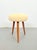 Vintage Swedish Three Legged Sheepskin Stool, 1970 For Sale - Image 6 of 6