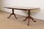 John Stuart John Stuart Georgian Oak Double Pedestal Extension Dining Table, Newly Refinished For Sale - Image 4 of 14