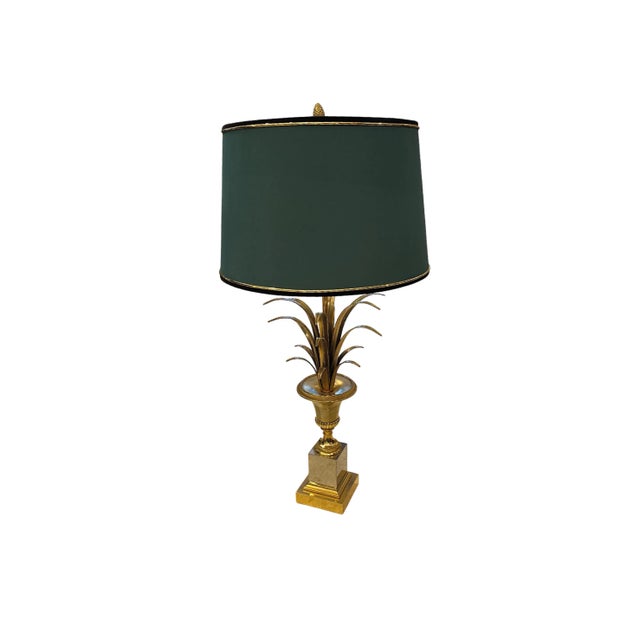 1950s Medici Cup Gold Lamp from Maison Charles, 1950s For Sale - Image 5 of 9