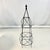 Offering a vintage French Garden Topiary Trellis Frame. It stands just over 3 feet tall with a design featuring criss-...