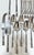 Metal Vintage Bamboo Flatware – Stainless Steel, 51-Piece Set – Supreme Cutlery For Sale - Image 7 of 12