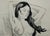 Modern Yves Brayer, Nu aux bras levés, Etching For Sale - Image 3 of 8