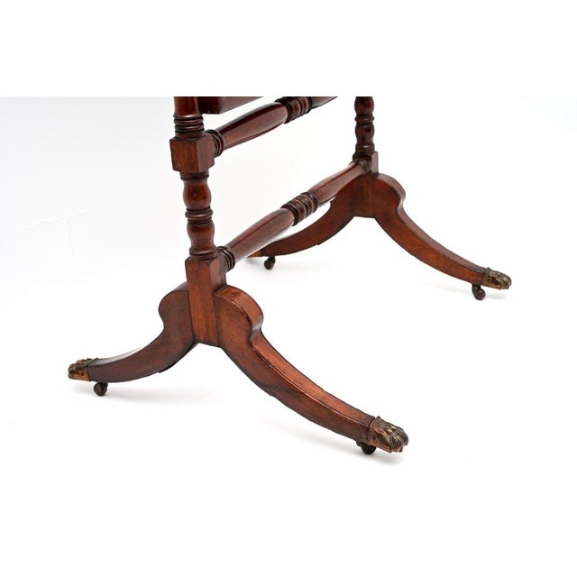 Antique Regency Cheval Mirror, 1820s For Sale - Image 9 of 10