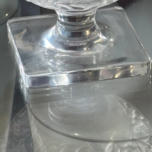 Crystal Elisabeth Centerpiece Bowl from Lalique, 1960s For Sale - Image 4 of 10