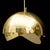 Mid-Century Modern Adjustable Spherical Lamp in Brass from Münchner Werkstätten, Germany, 1970s For Sale - Image 3 of 7