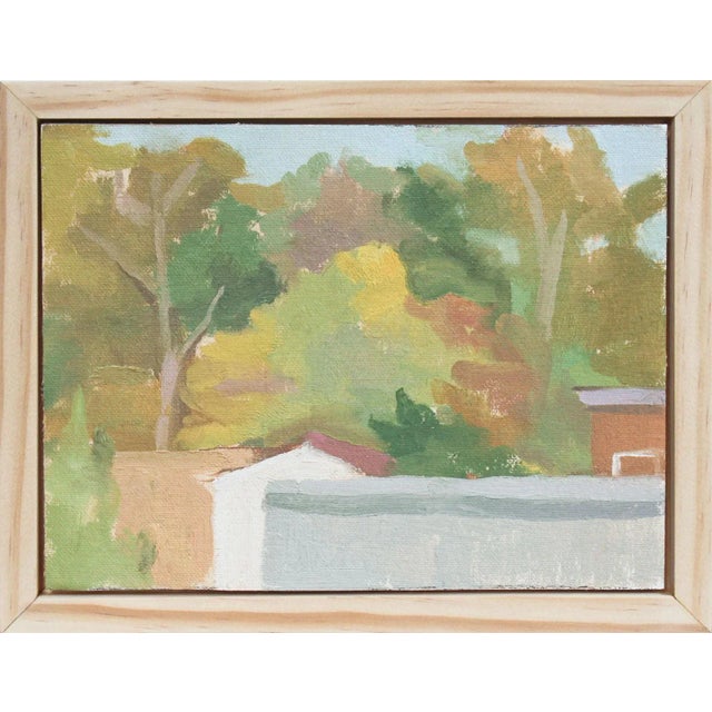 Northeast Fall Framed Oil Painting by Michelle Farro For Sale