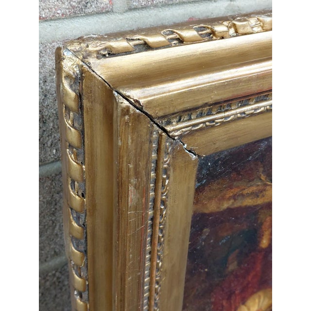 Framed Signed Ludwig Knaus "Child Explorers" Oil on Canvas For Sale - Image 10 of 12